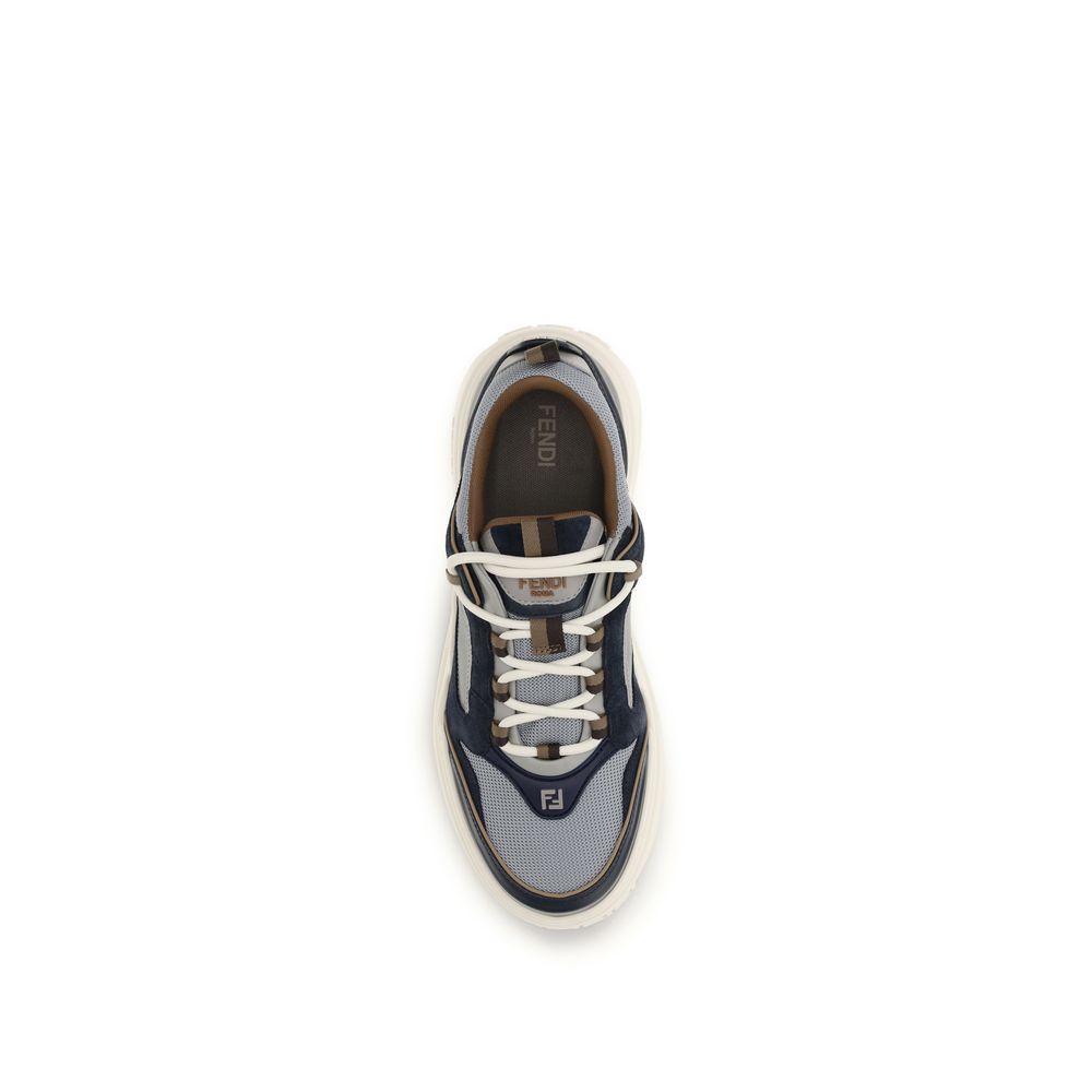 Fendi Multicolor Calf Leather Bos Taurus Athletic Sneakers-4