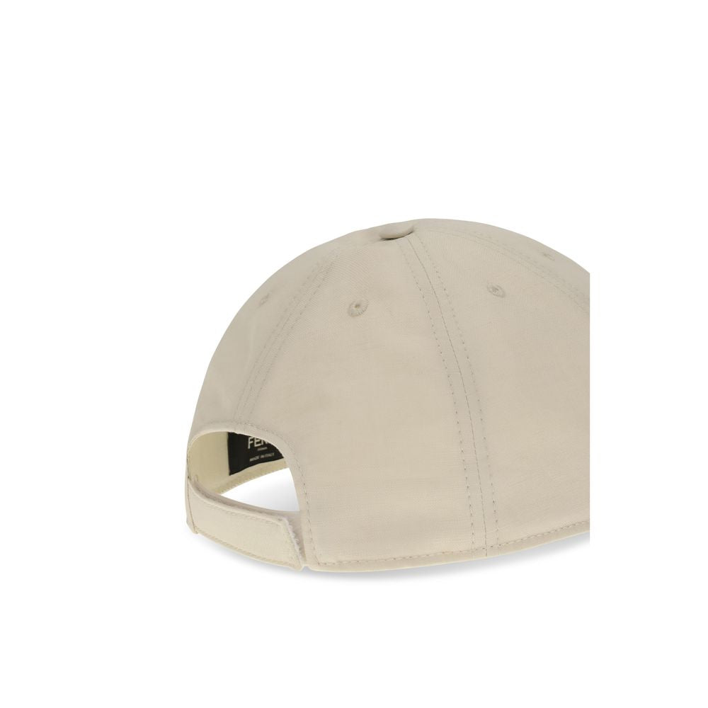 Fendi Weiße Baumwollkappe (Baseball Cap)-3
