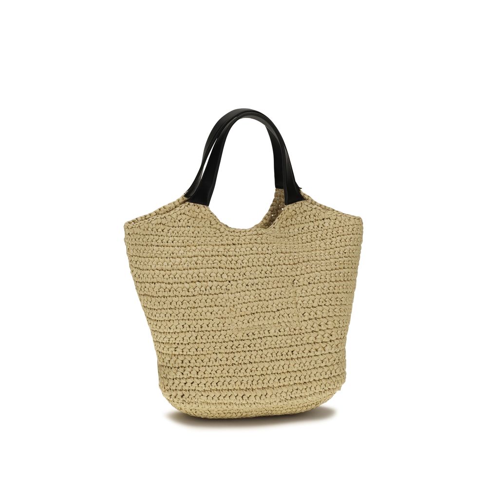 Balmain Schultertasche aus beiger Viskose-3