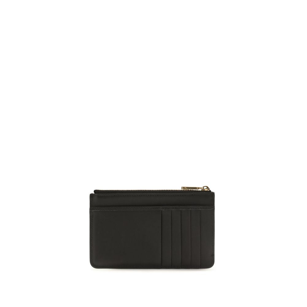 Dolce & Gabbana Schwarzes Kalbsleder Bos Taurus Portemonnaie-2