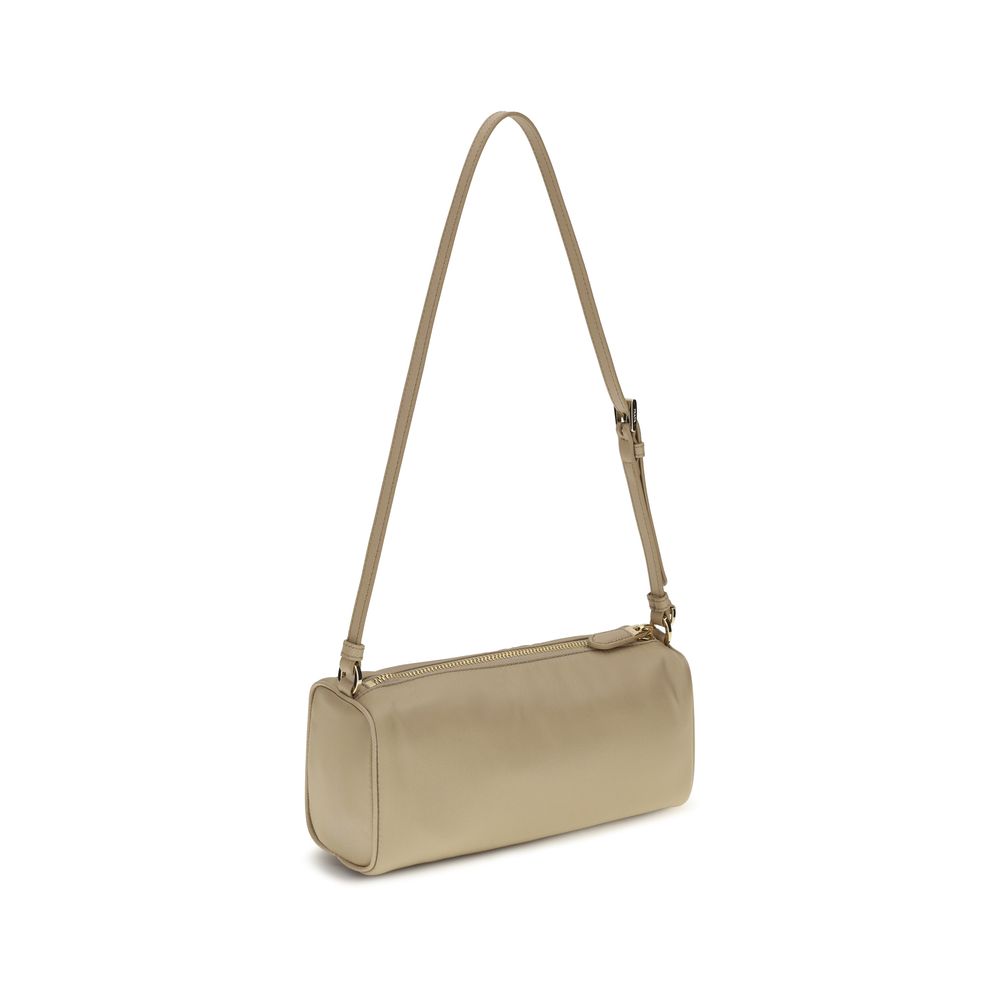 Prada Beige Nylon Schultertasche-3