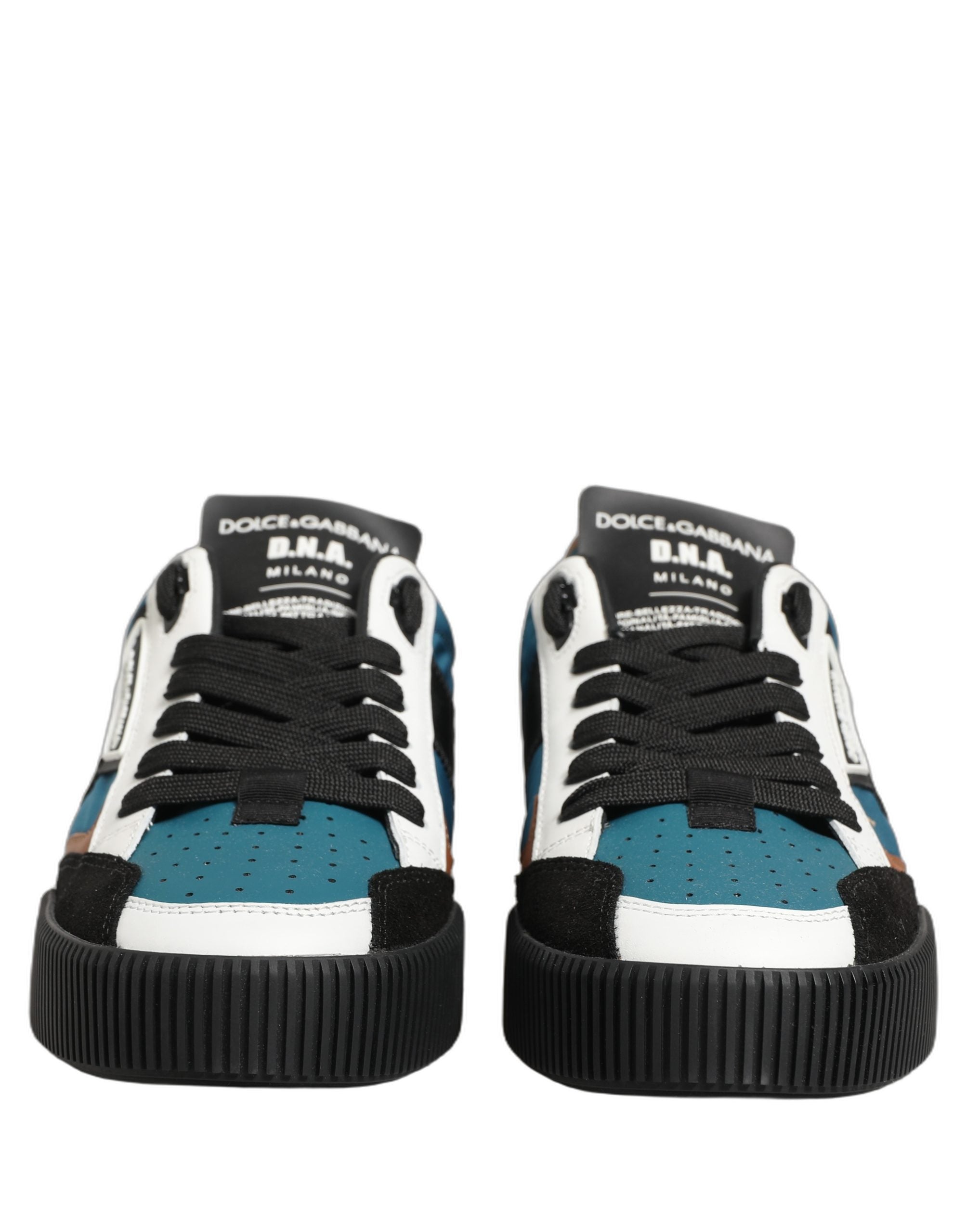 Dolce & Gabbana Mehrfarbige Leder MIAMI Low-Top-Sneaker für Herren-2