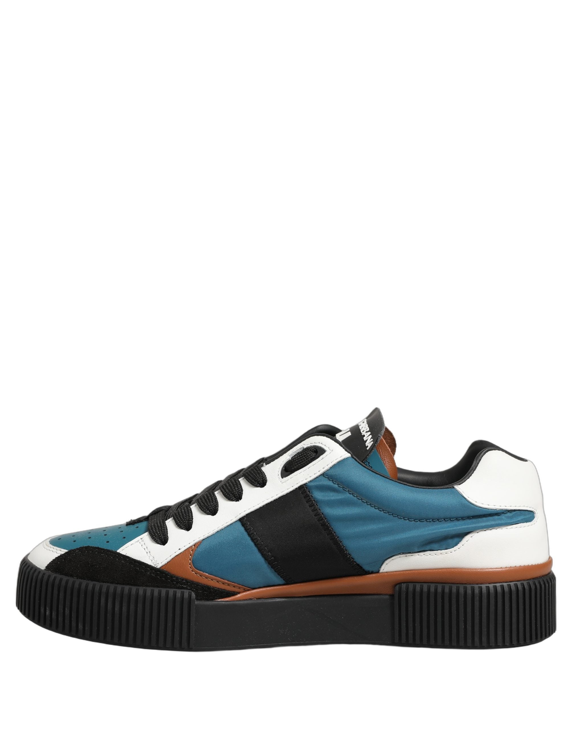Dolce & Gabbana Mehrfarbige Leder MIAMI Low-Top-Sneaker für Herren-6
