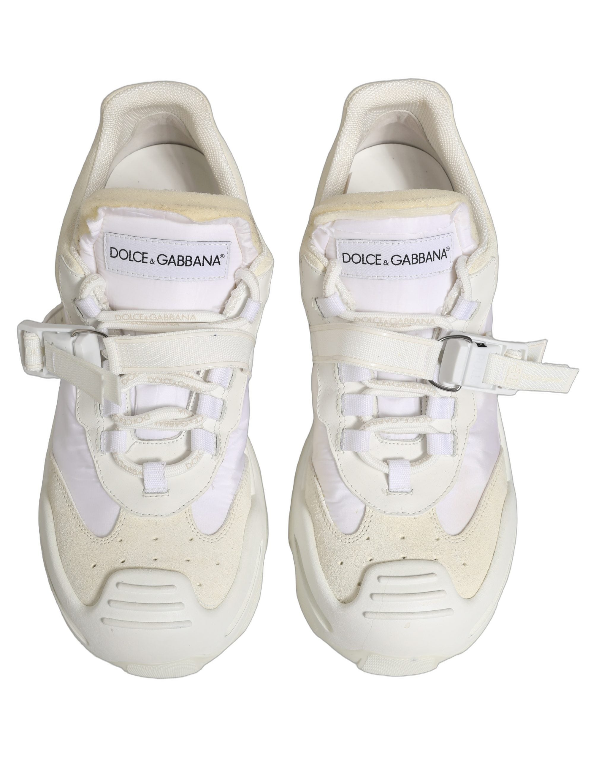 Dolce & Gabbana Weiße Airmaster Sneaker mit Einsätzen für Herren-2