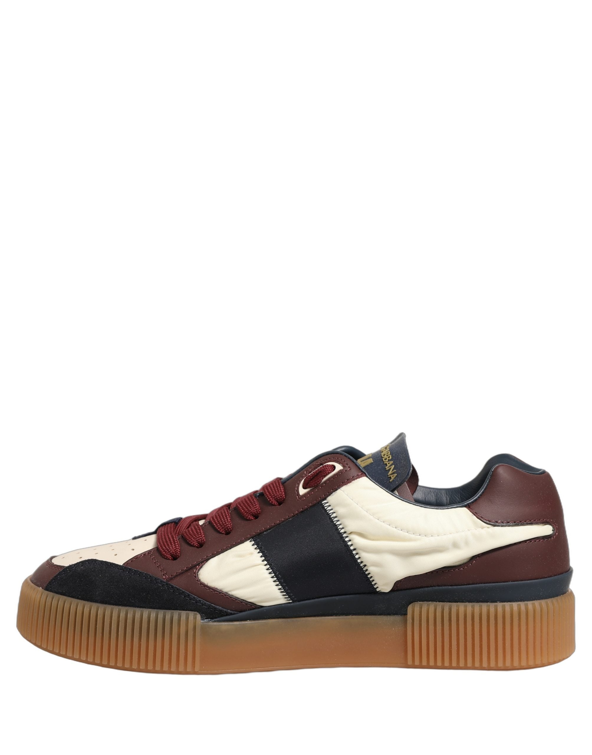 Dolce & Gabbana Mehrfarbige Leder MIAMI Low-Top-Sneaker für Herren-5