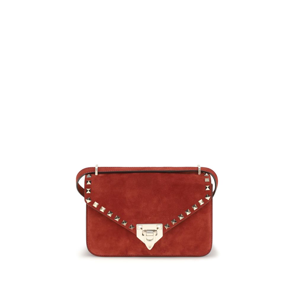 Valentino Garavani Schultertasche aus mehrfarbigem Wildleder-1