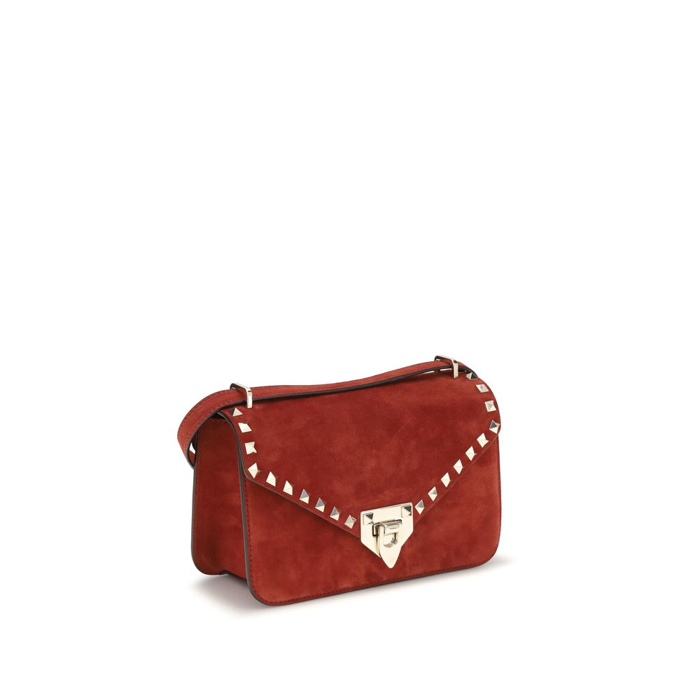 Valentino Garavani Schultertasche aus mehrfarbigem Wildleder-2