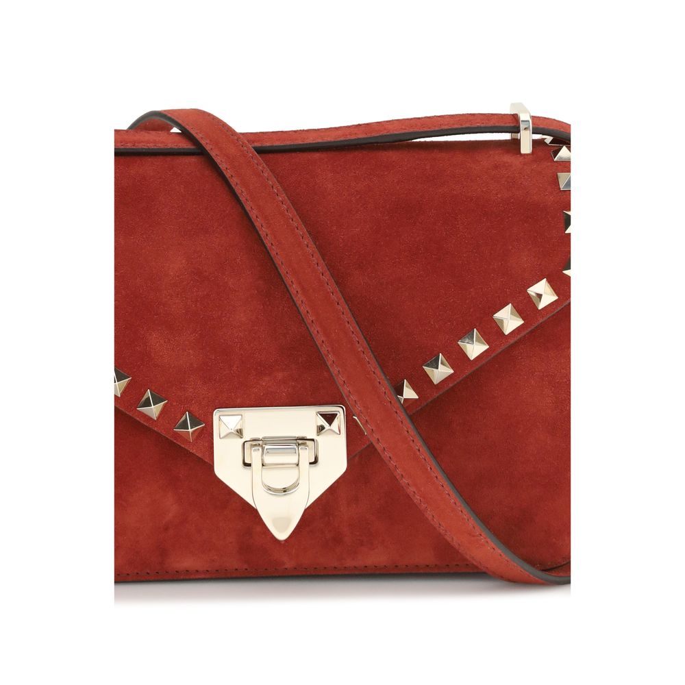 Valentino Garavani Schultertasche aus mehrfarbigem Wildleder-4