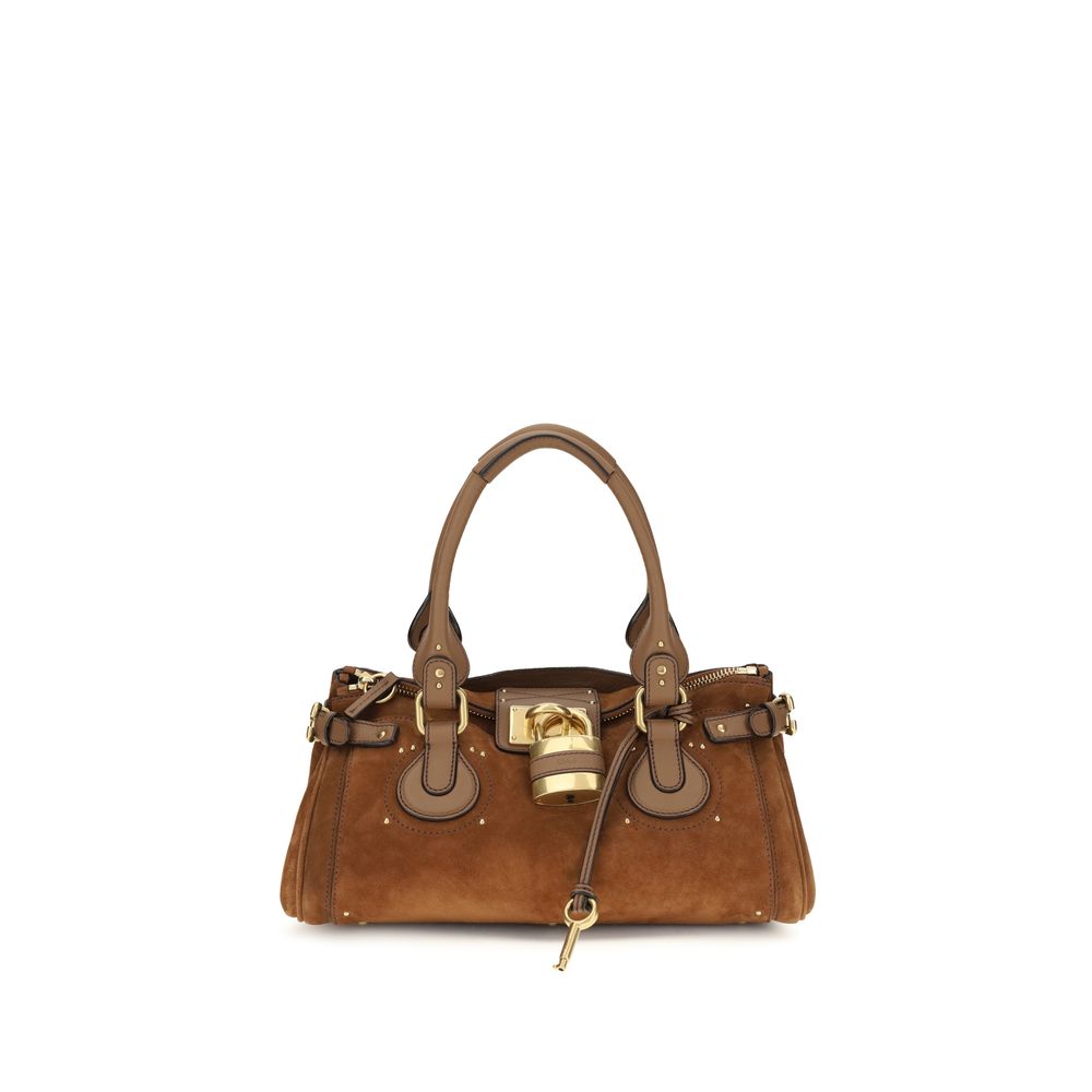 Chloé Braune Kalbsleder Bos Taurus Schultertasche-1