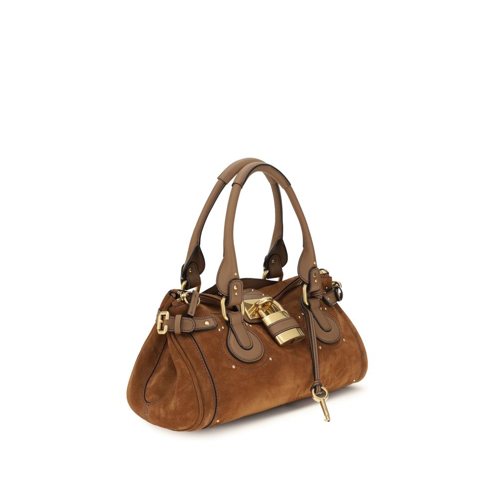 Chloé Braune Kalbsleder Bos Taurus Schultertasche-2