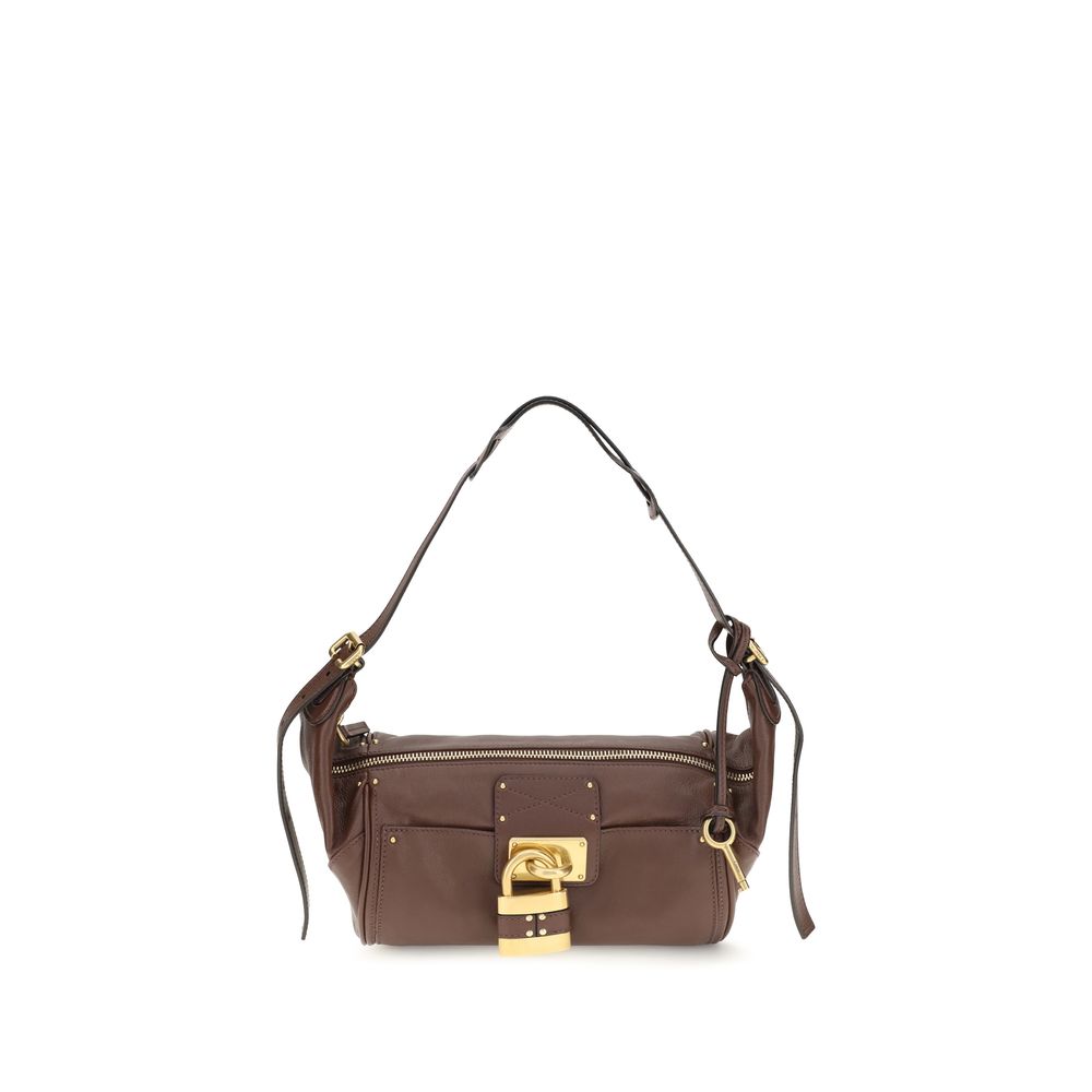 Chloé Braune Kalbsleder Bos Taurus Schultertasche-1