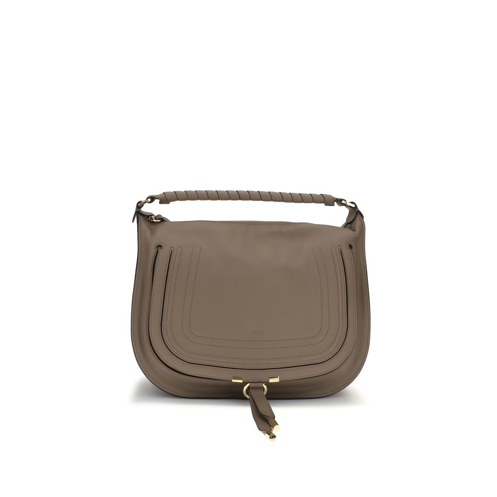 Chloé Beige Kalbsleder Bos Taurus Schultertasche-1