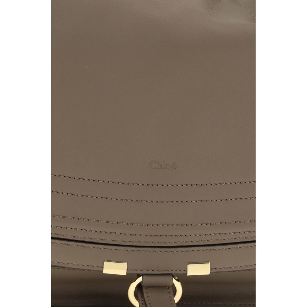 Chloé Beige Kalbsleder Bos Taurus Schultertasche-4