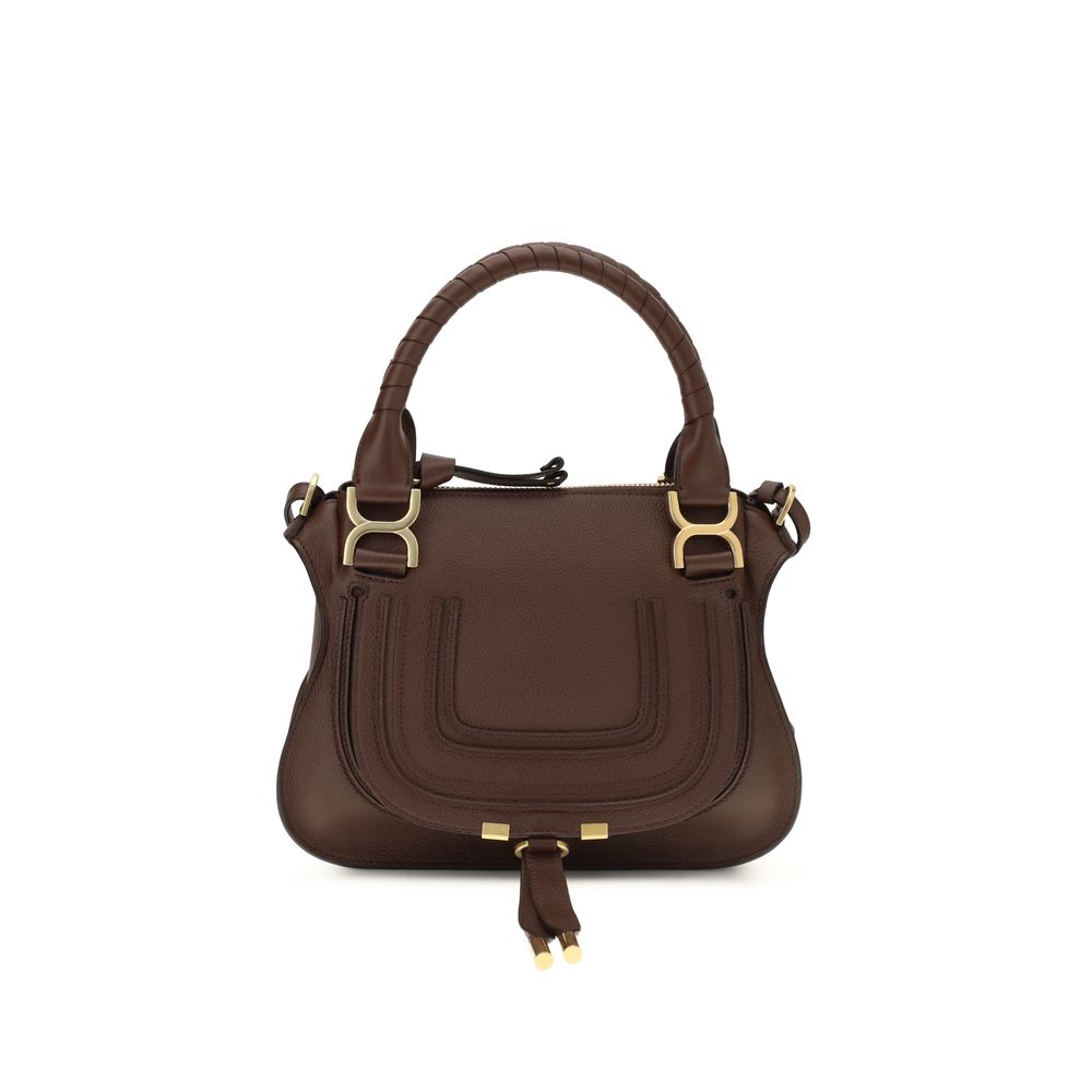 Chloé Braune Kalbsleder Bos Taurus Schultertasche-1