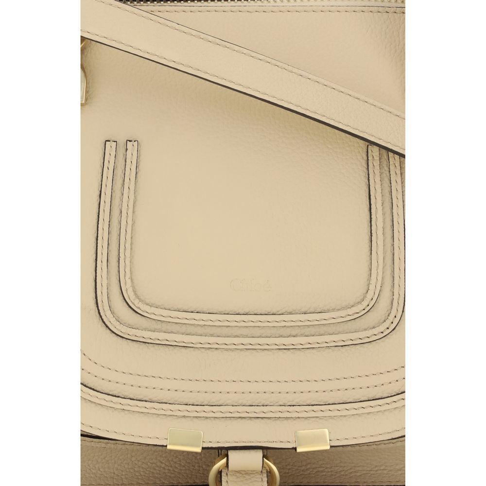 Chloé Beige Kalbsleder Bos Taurus Schultertasche-4