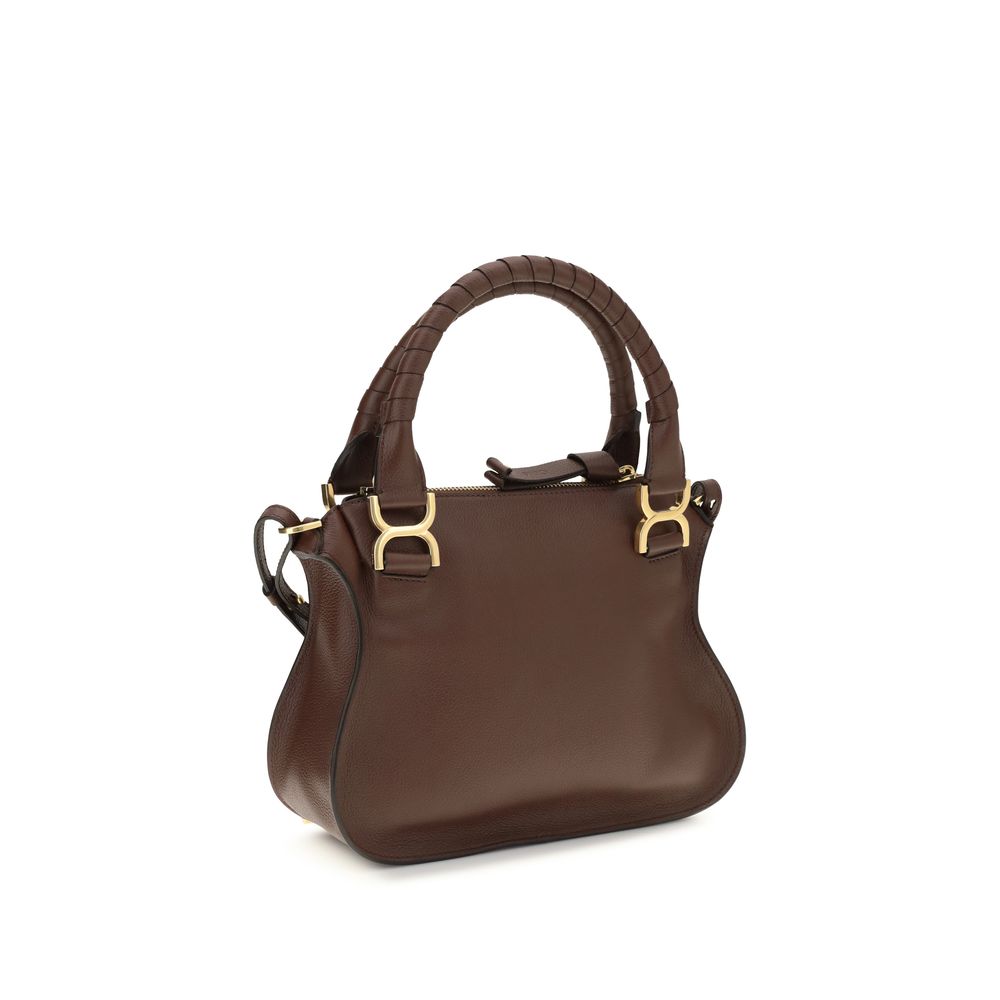 Chloé Braune Kalbsleder Bos Taurus Schultertasche-3
