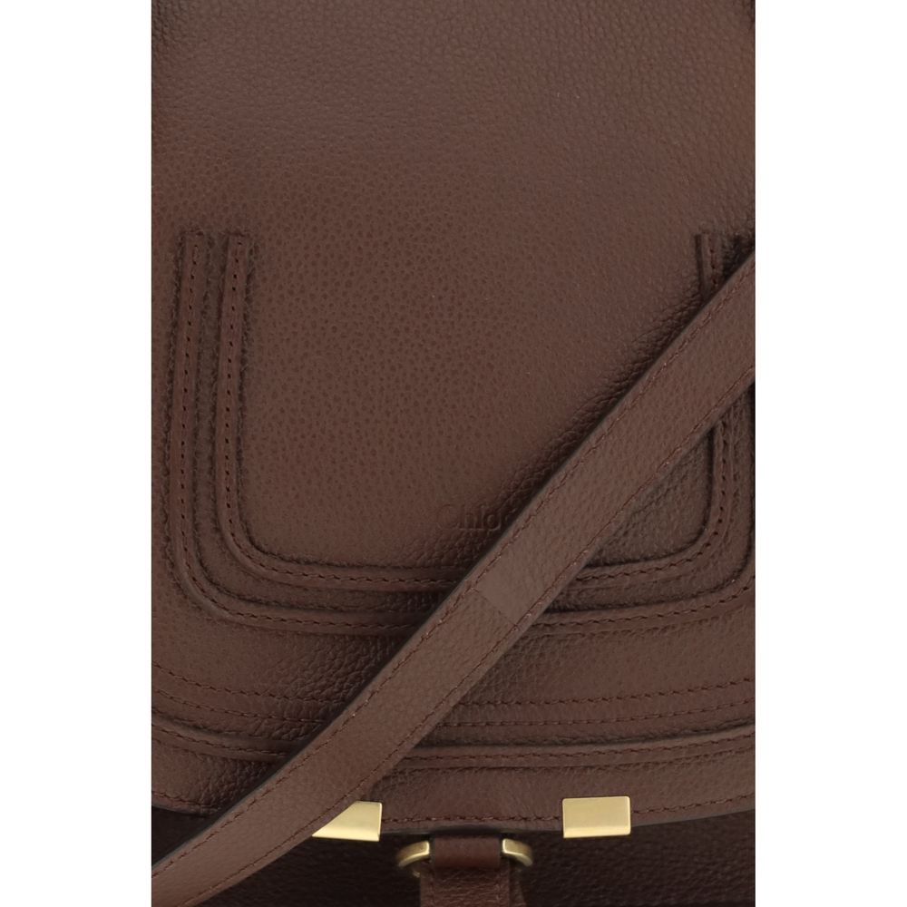 Chloé Braune Kalbsleder Bos Taurus Schultertasche-4