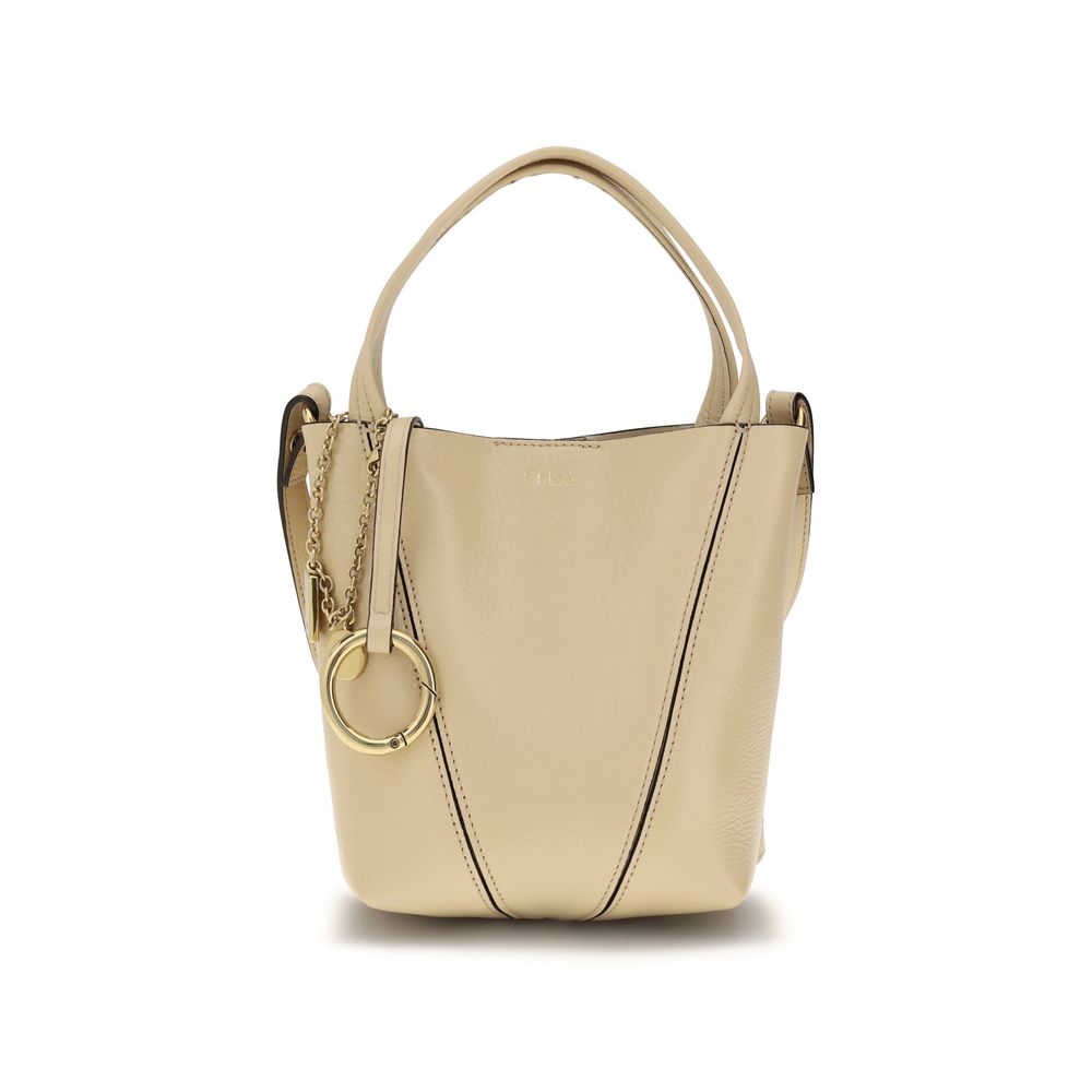 Chloé Beige Kalbsleder Bos Taurus Schultertasche-1
