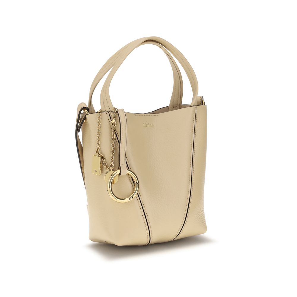 Chloé Beige Kalbsleder Bos Taurus Schultertasche-2