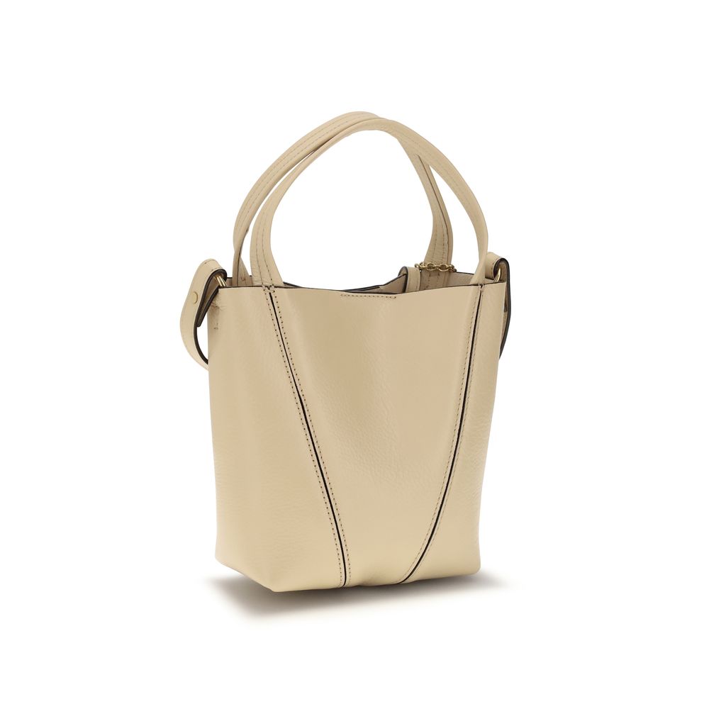 Chloé Beige Kalbsleder Bos Taurus Schultertasche-3