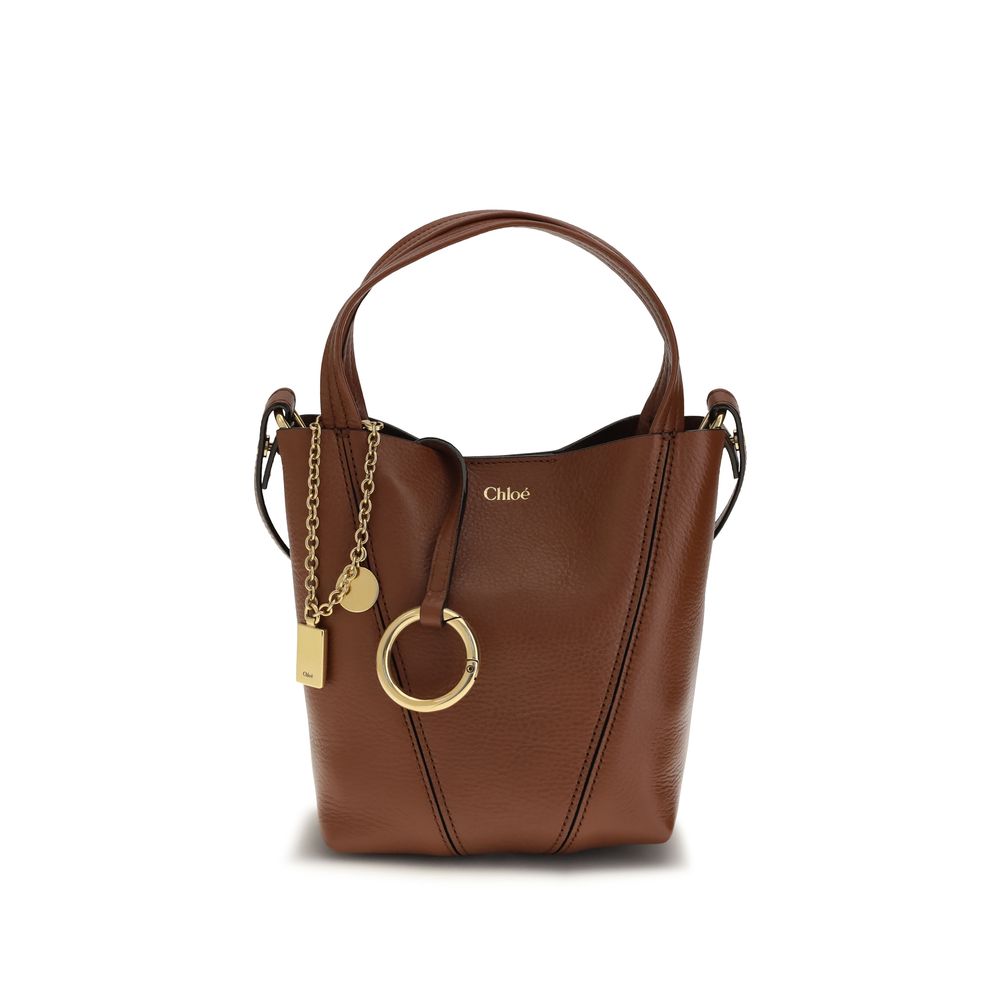 Chloé Braune Kalbsleder Bos Taurus Schultertasche-1