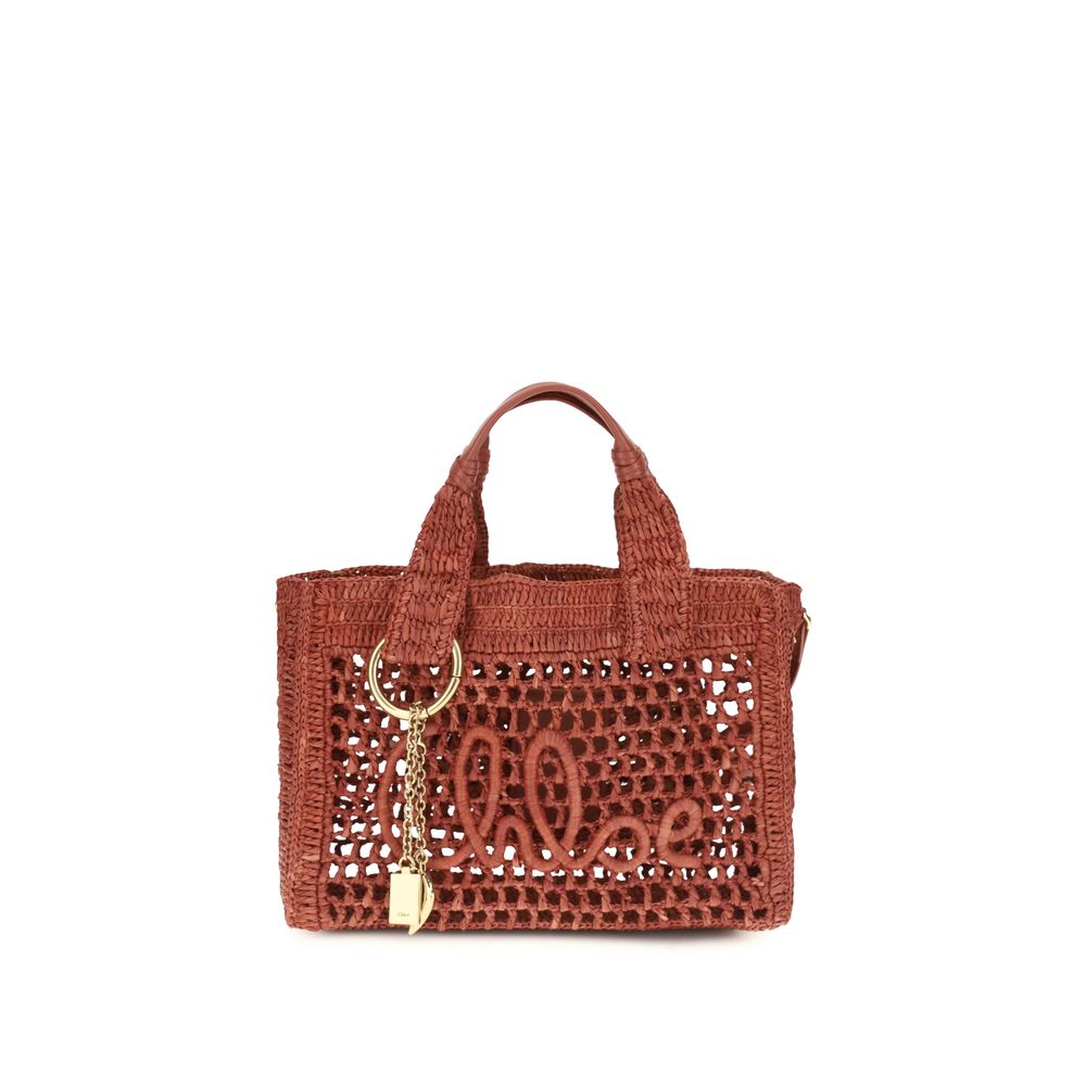 Chloé Multicolor Raffia Shoulder Bag-1