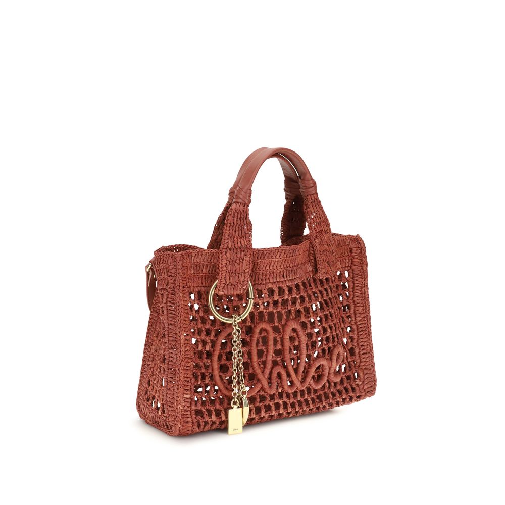 Chloé Multicolor Raffia Shoulder Bag-2