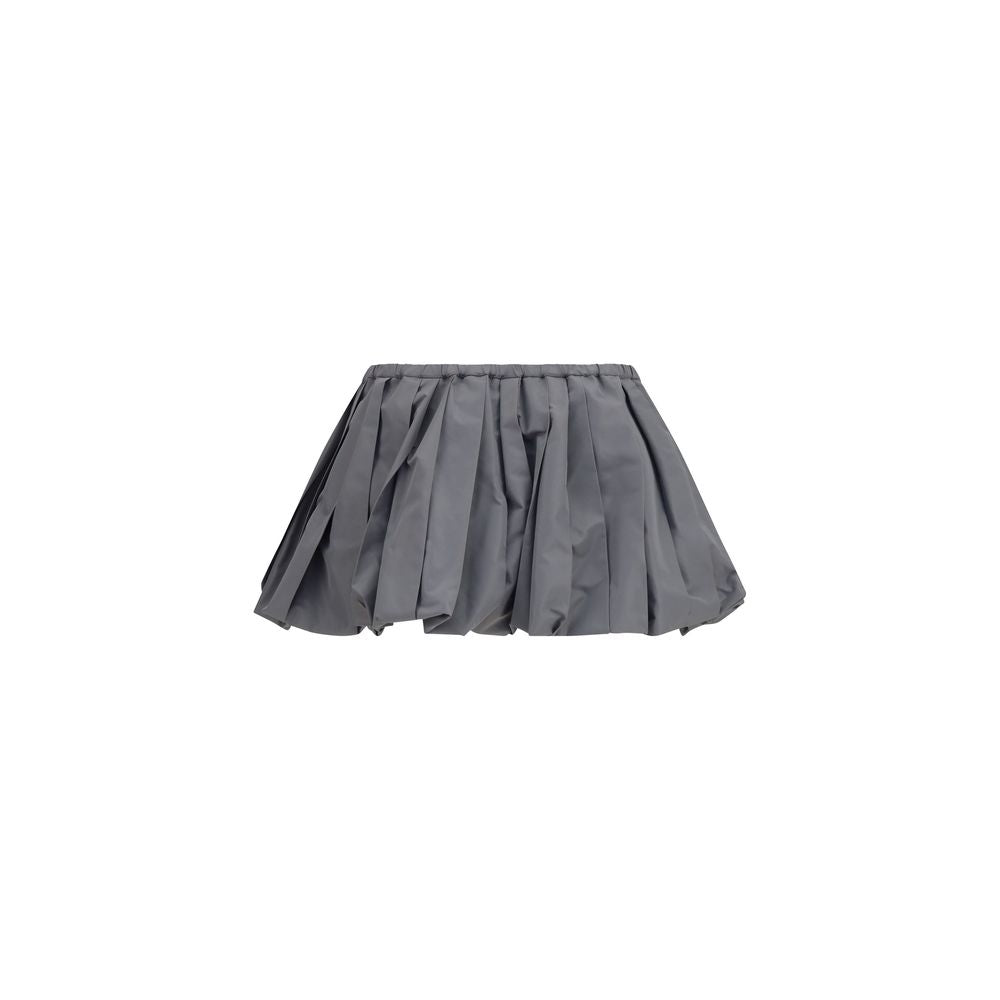 Miu Miu Grauer Minirock aus Polyester-2