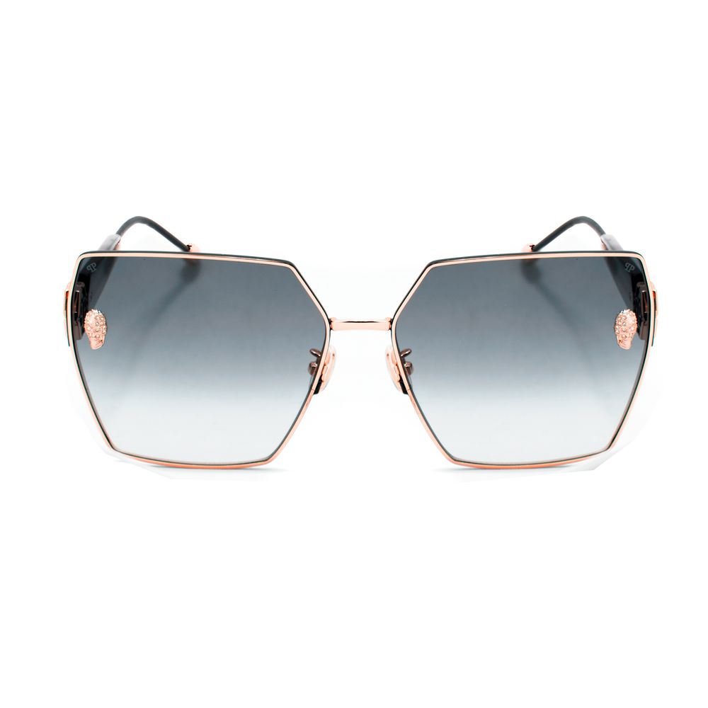 Philipp Plein Sonnenbrille aus Goldmetall-2