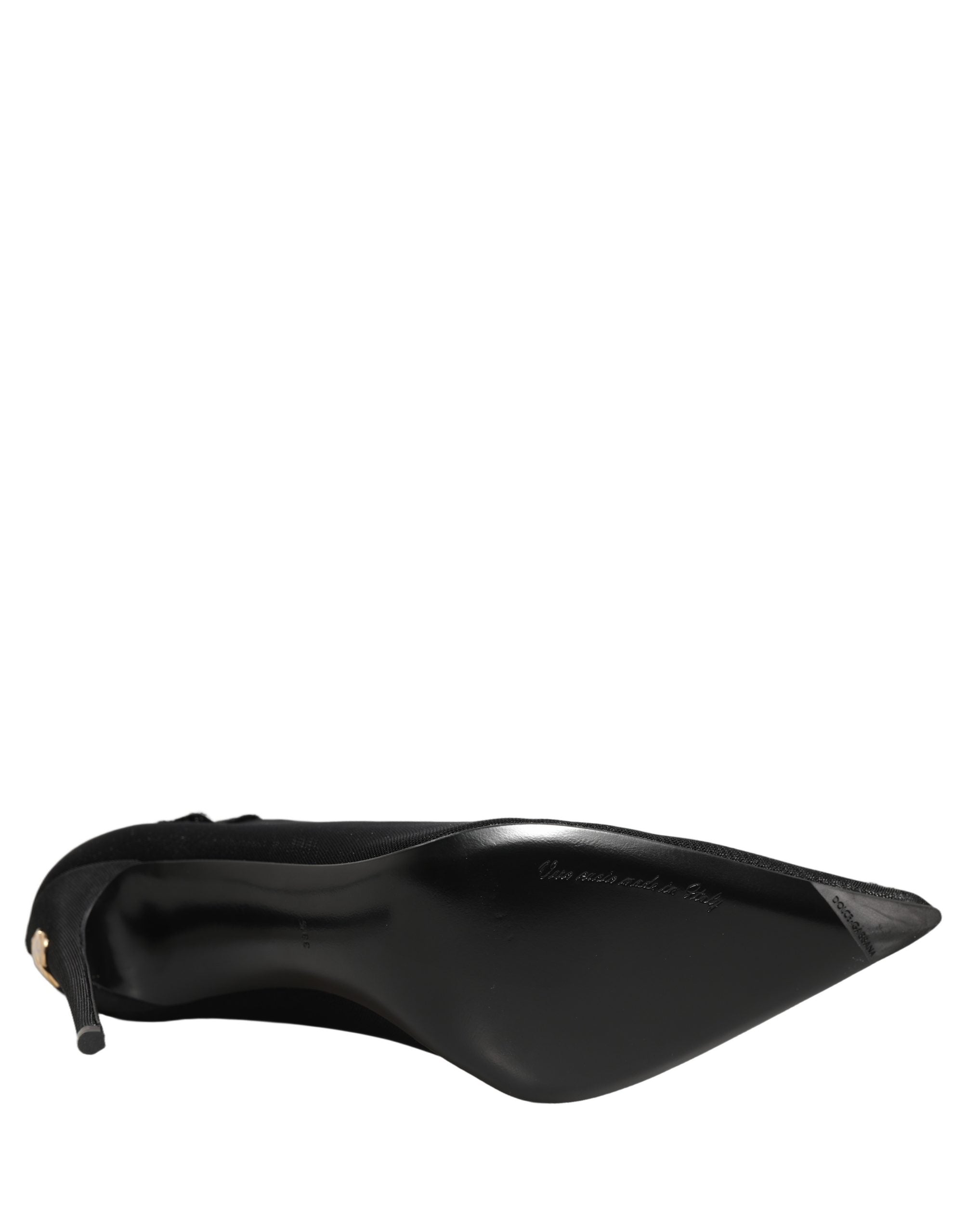 Dolce & Gabbana Schwarze Overknee-Socken-Pumps-Stiefel-8