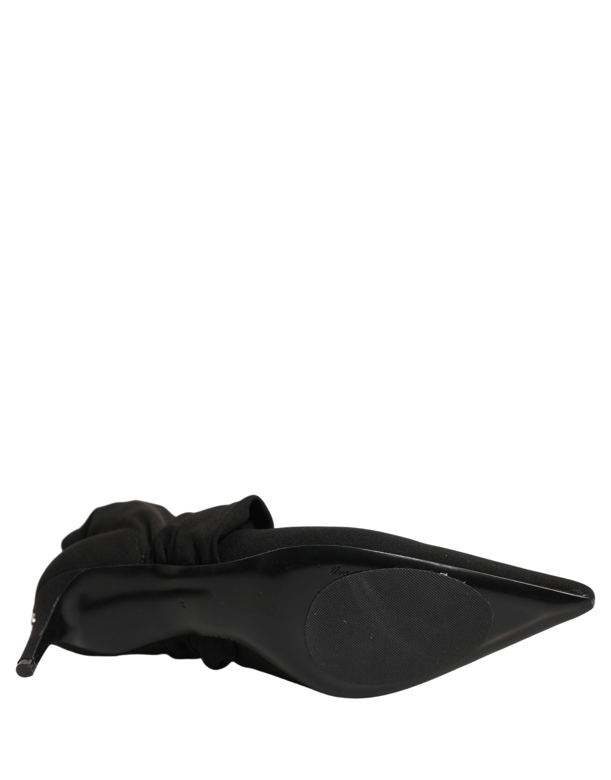 Dolce & Gabbana Schwarze Socken-Stiefel mit Absatz, Knöchelhoch-2