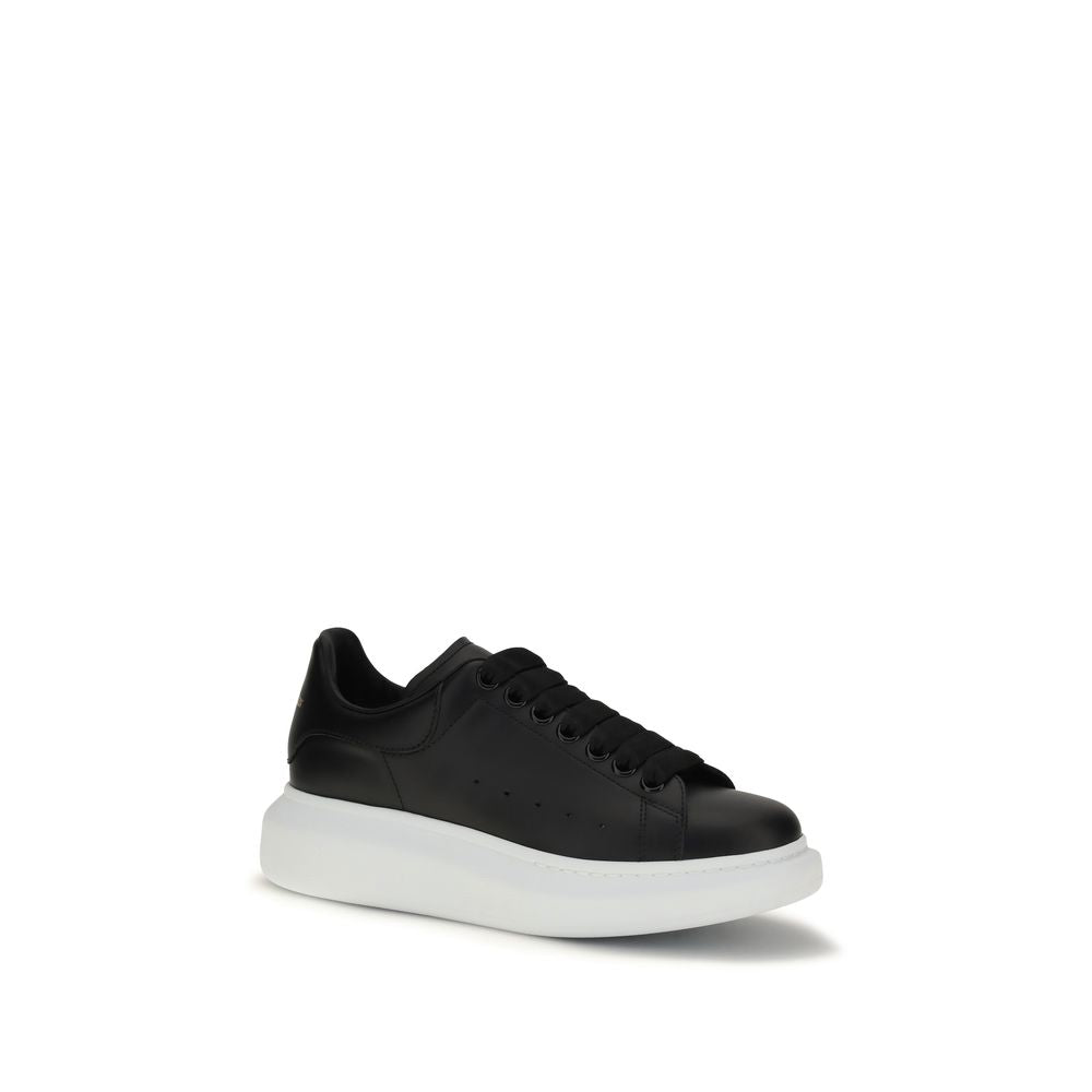 Alexander McQueen Schwarze Bos Taurus Plateau-Sneaker aus Kalbsleder-2