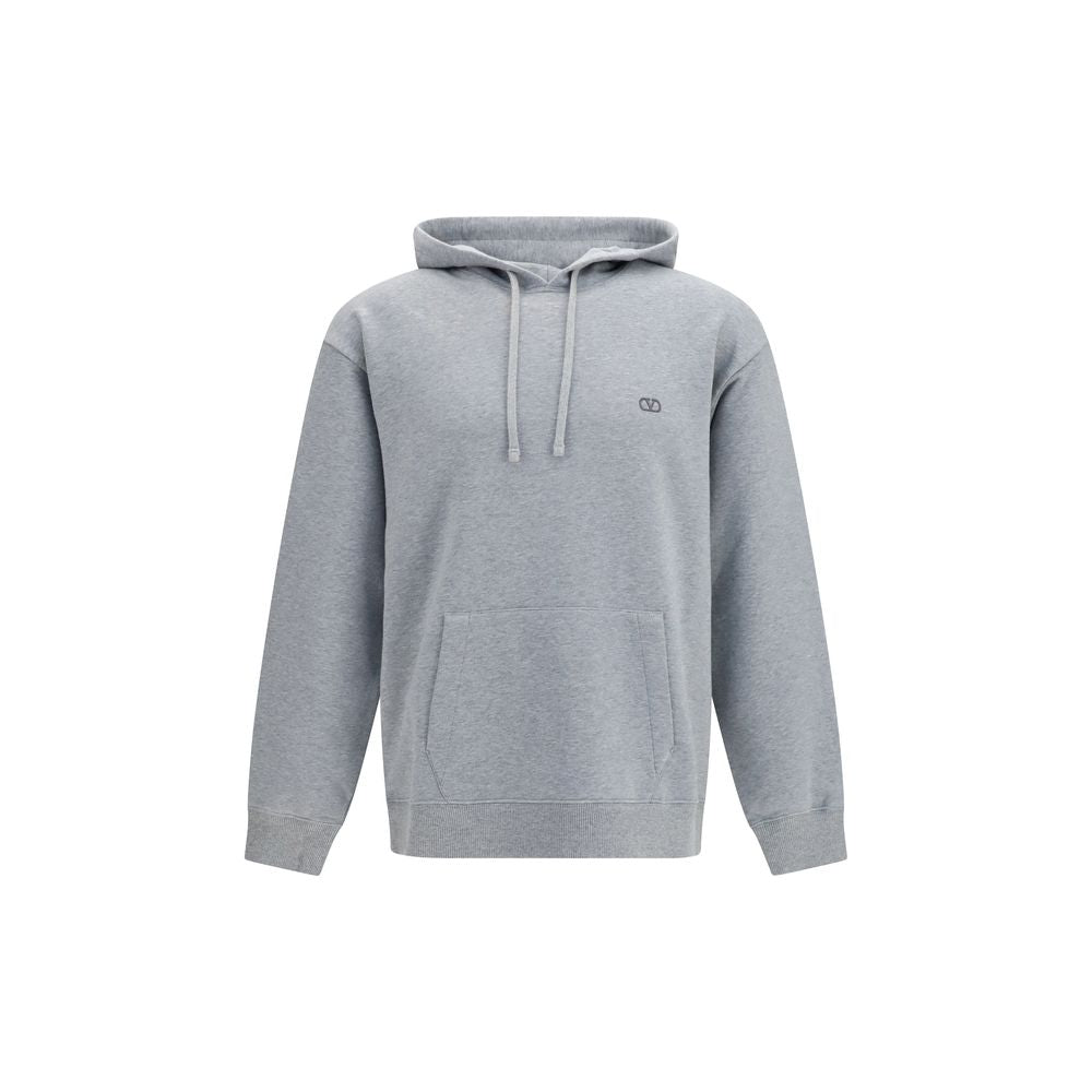 Valentino Grauer Baumwollpullover-1