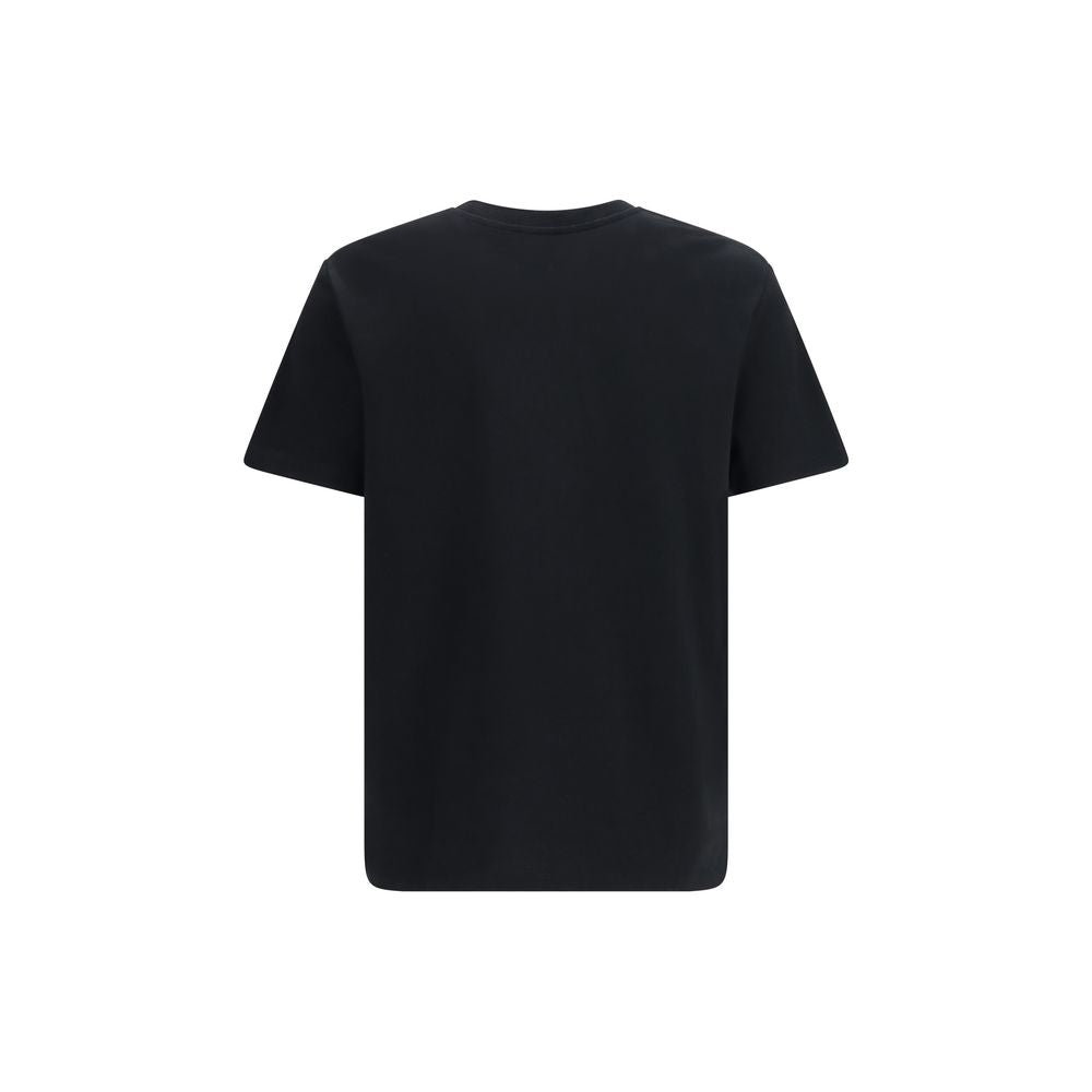 Balmain Schwarzes Baumwoll-T-Shirt-2
