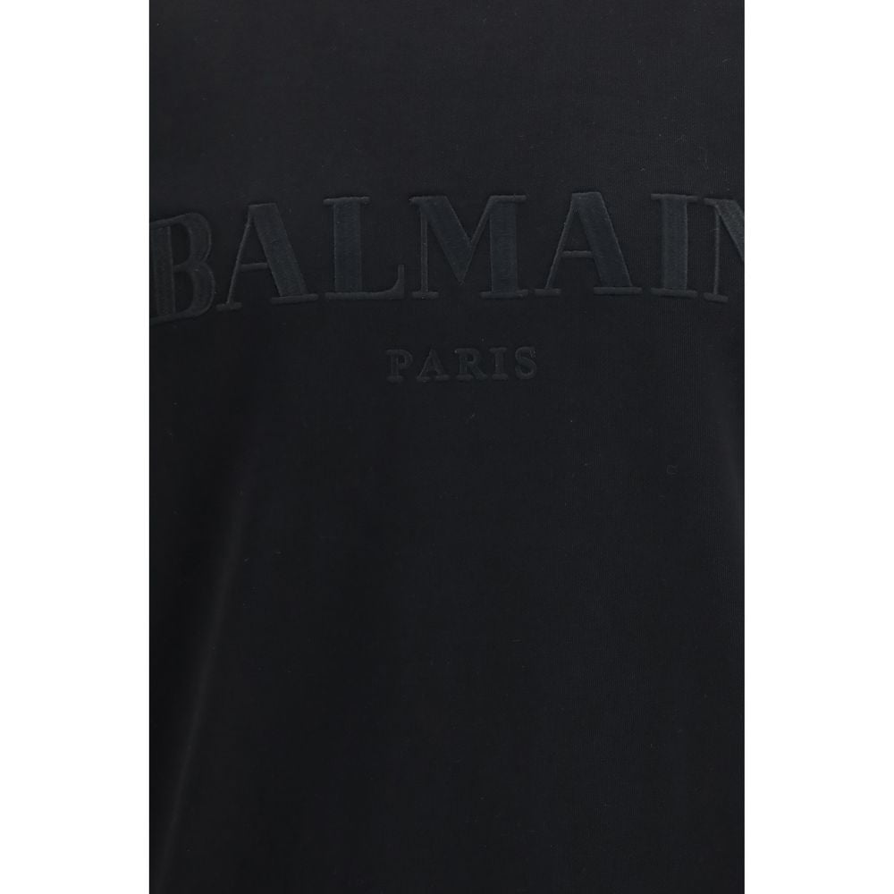 Balmain Schwarzer Baumwoll-Sweatshirt-3