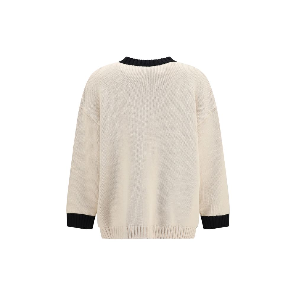 Valentino Beige Cotton Cardigan-2