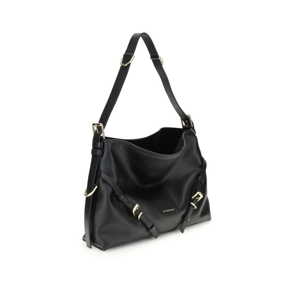 Givenchy Schwarze Kalbsleder Bos Taurus Handtasche-2
