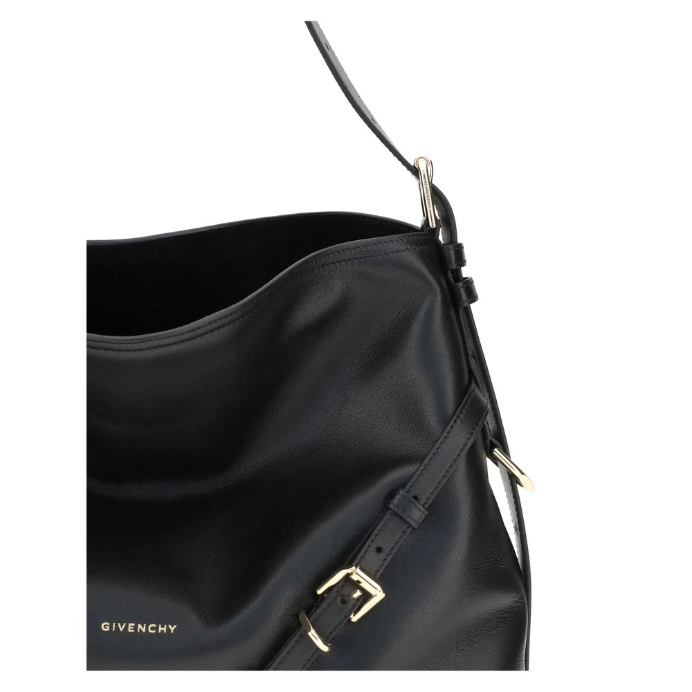 Givenchy Schwarze Kalbsleder Bos Taurus Handtasche-4