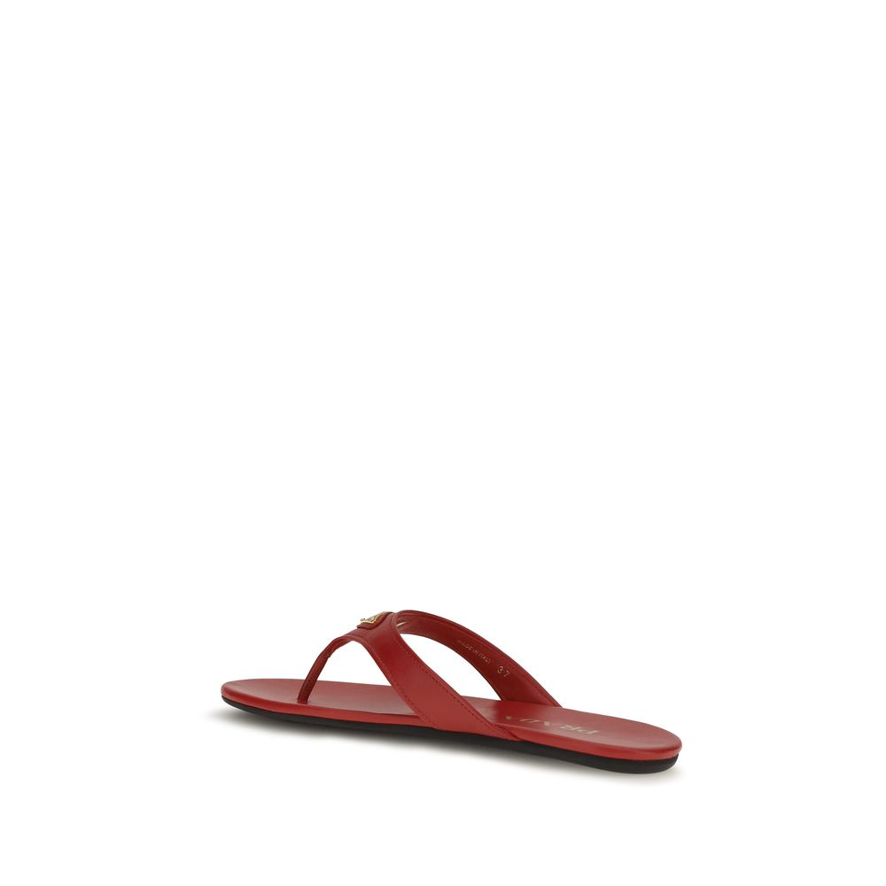 Prada Multicolor Calf Leather Bos Taurus Sandalen-3