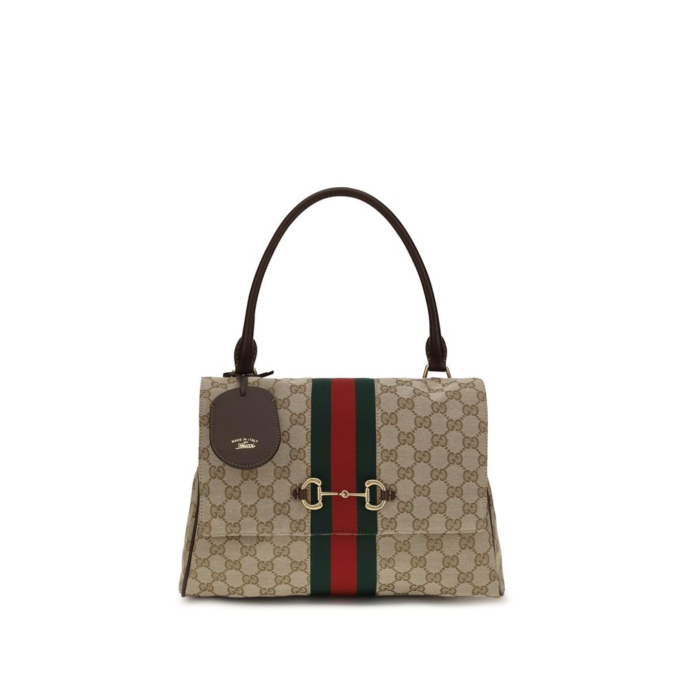 Gucci Beige Stoff-Handtasche-1