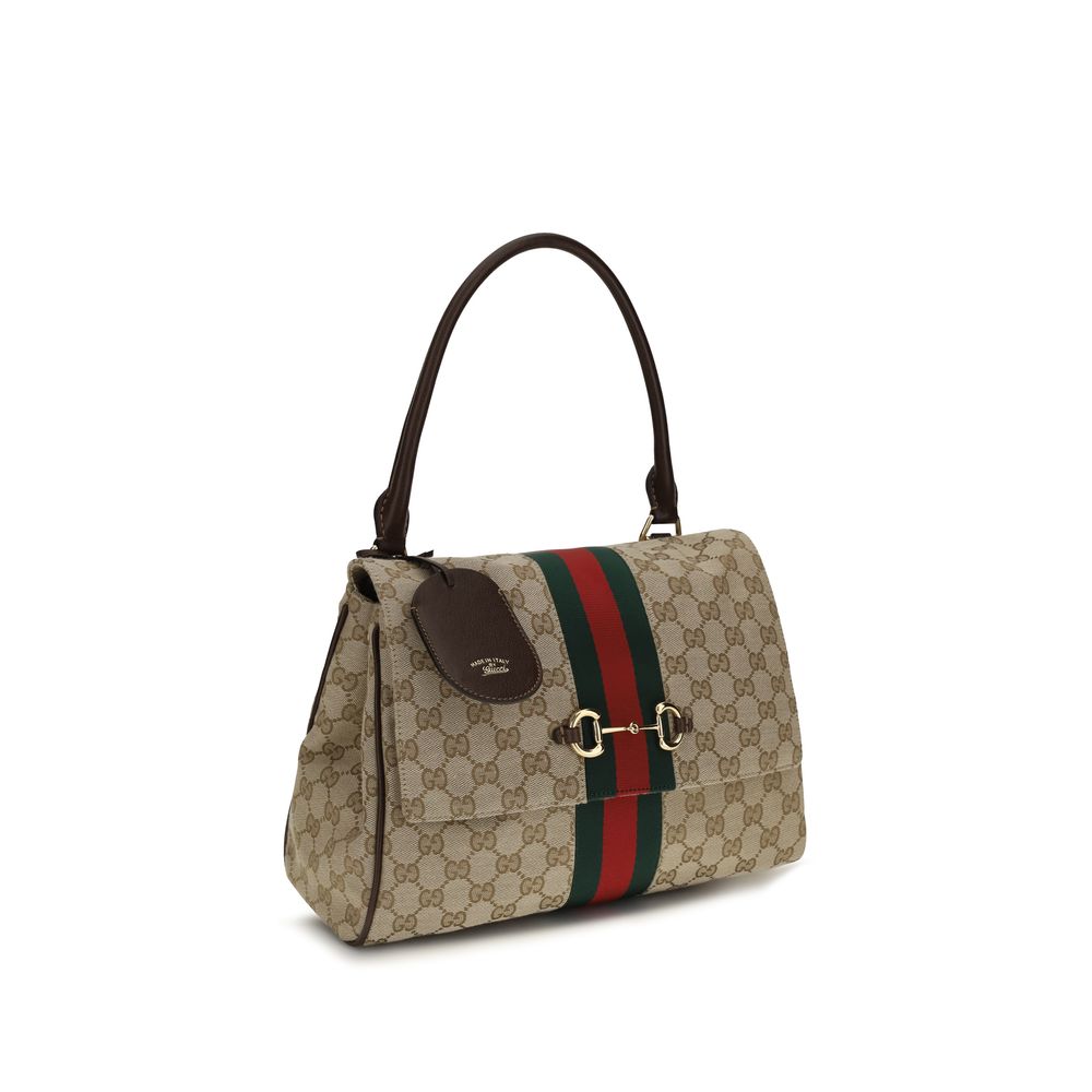 Gucci Beige Stoff-Handtasche-2