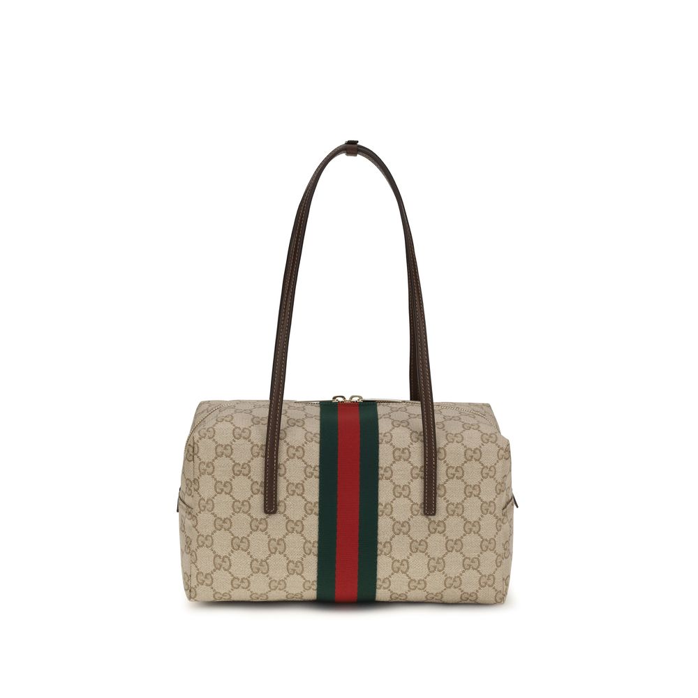 Gucci Beige Stoff-Handtasche-1