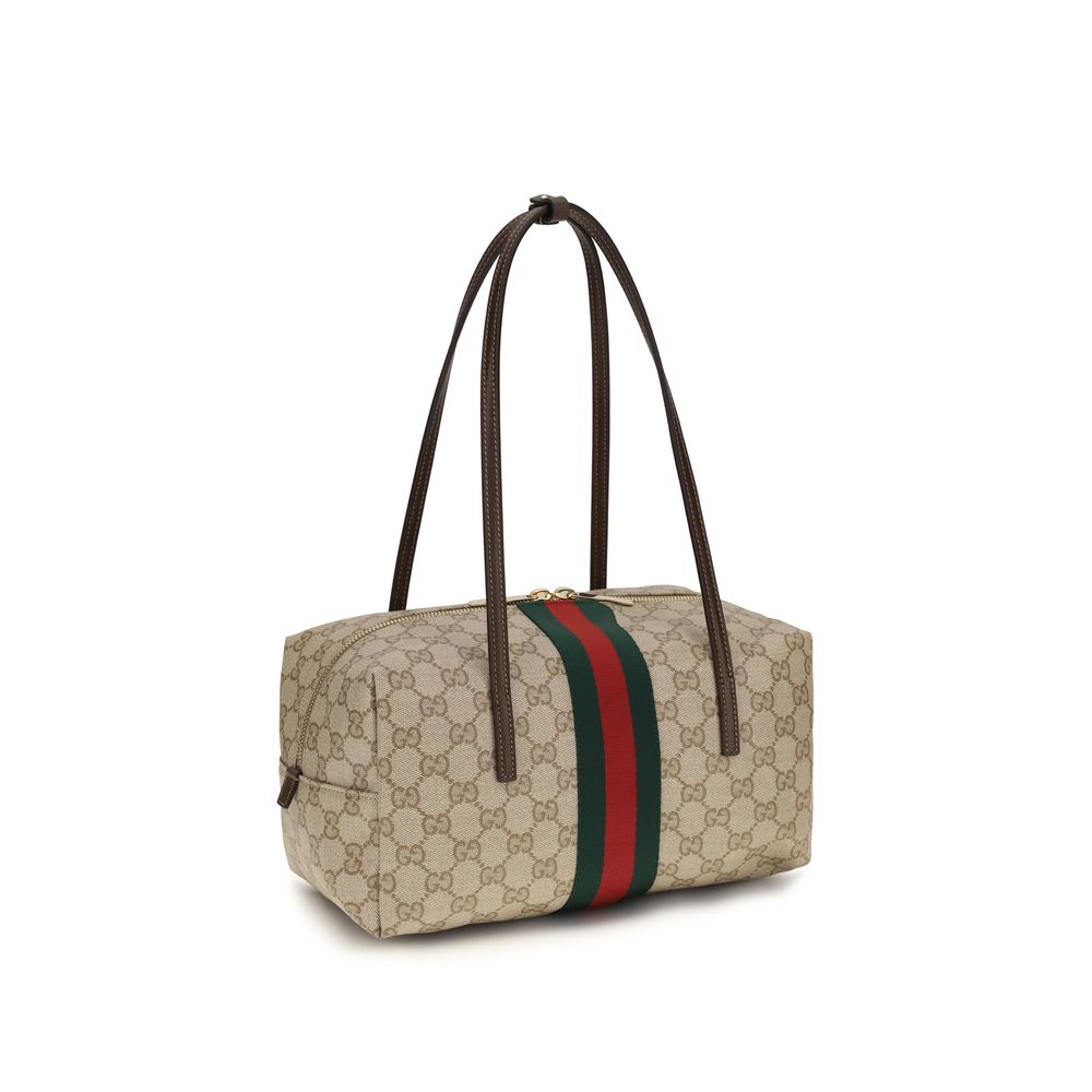 Gucci Beige Stoff-Handtasche-3