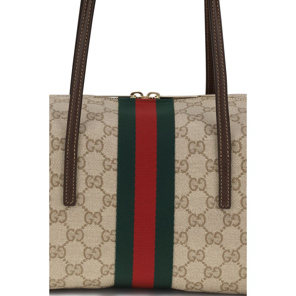 Gucci Beige Stoff-Handtasche-4