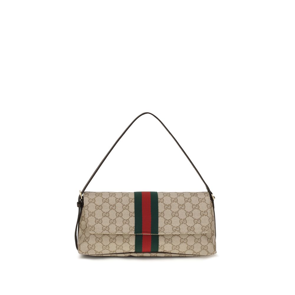 Gucci Beige Stoff-Handtasche-1