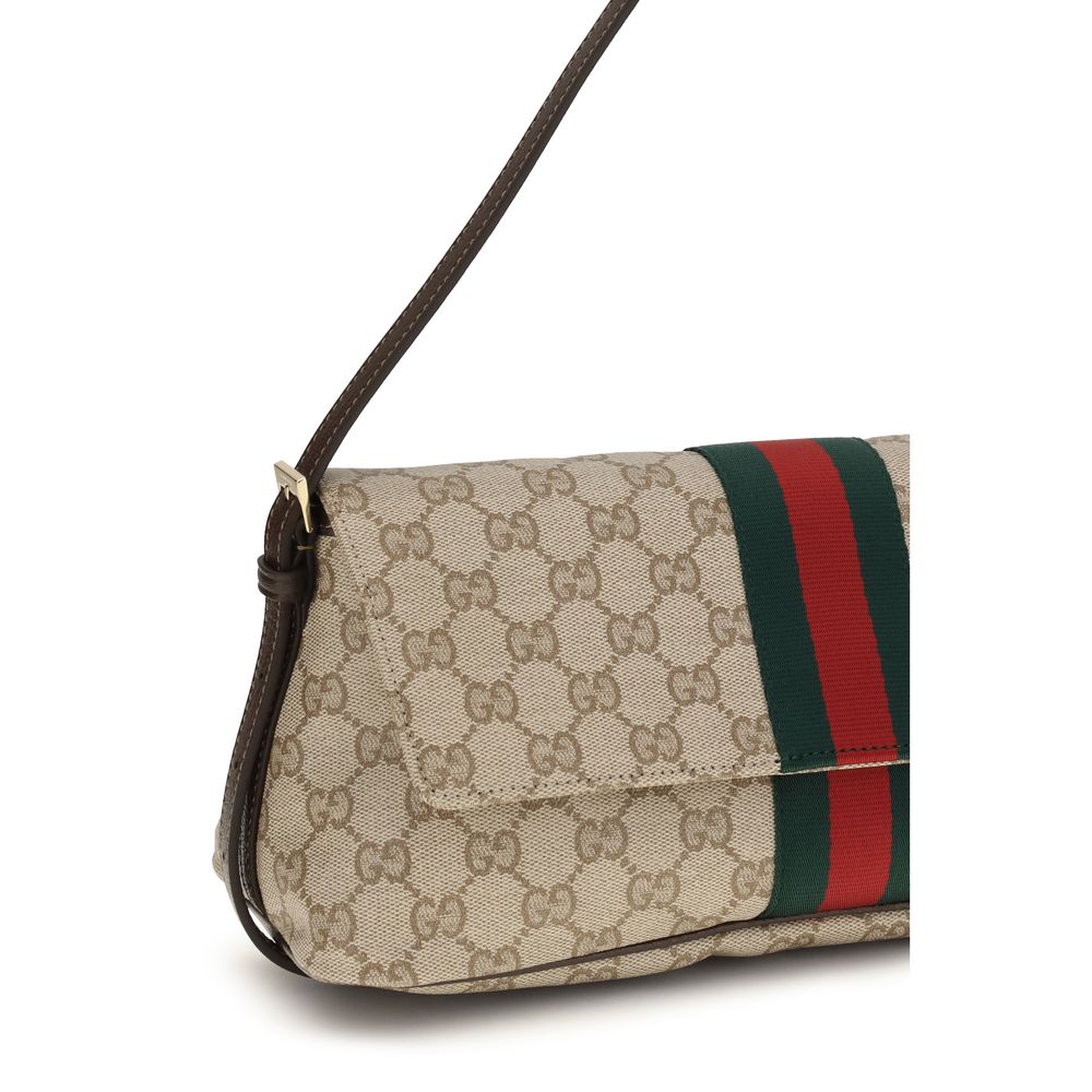 Gucci Beige Stoff-Handtasche-4