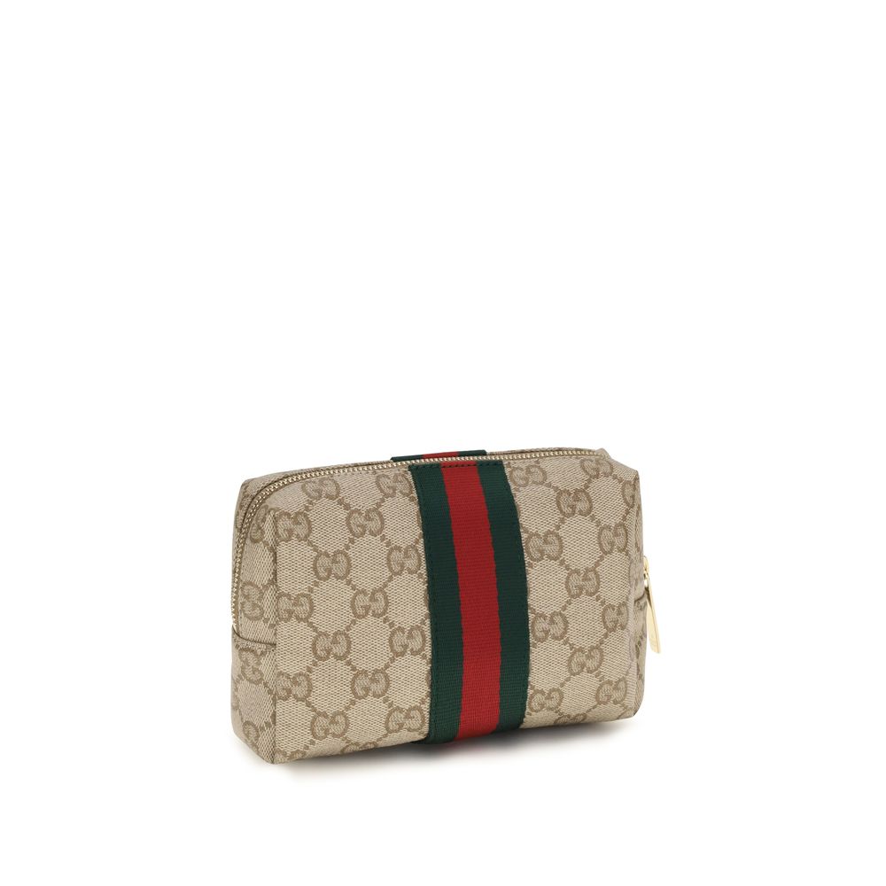 Gucci Beige Stoff-Portemonnaie-2