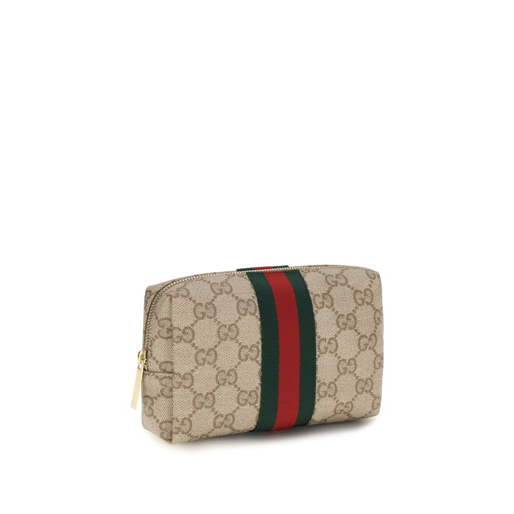 Gucci Beige Stoff-Portemonnaie-3