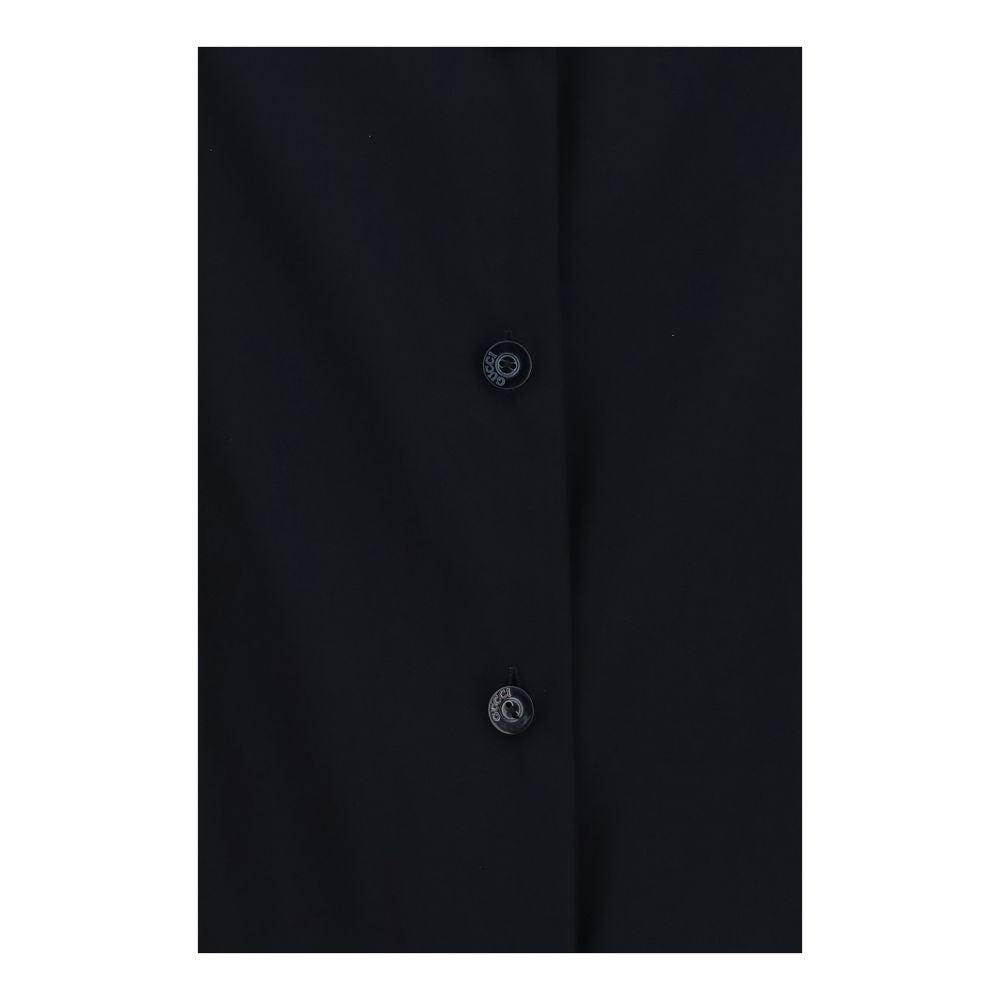 Gucci Schwarzes Seidenhemd-3