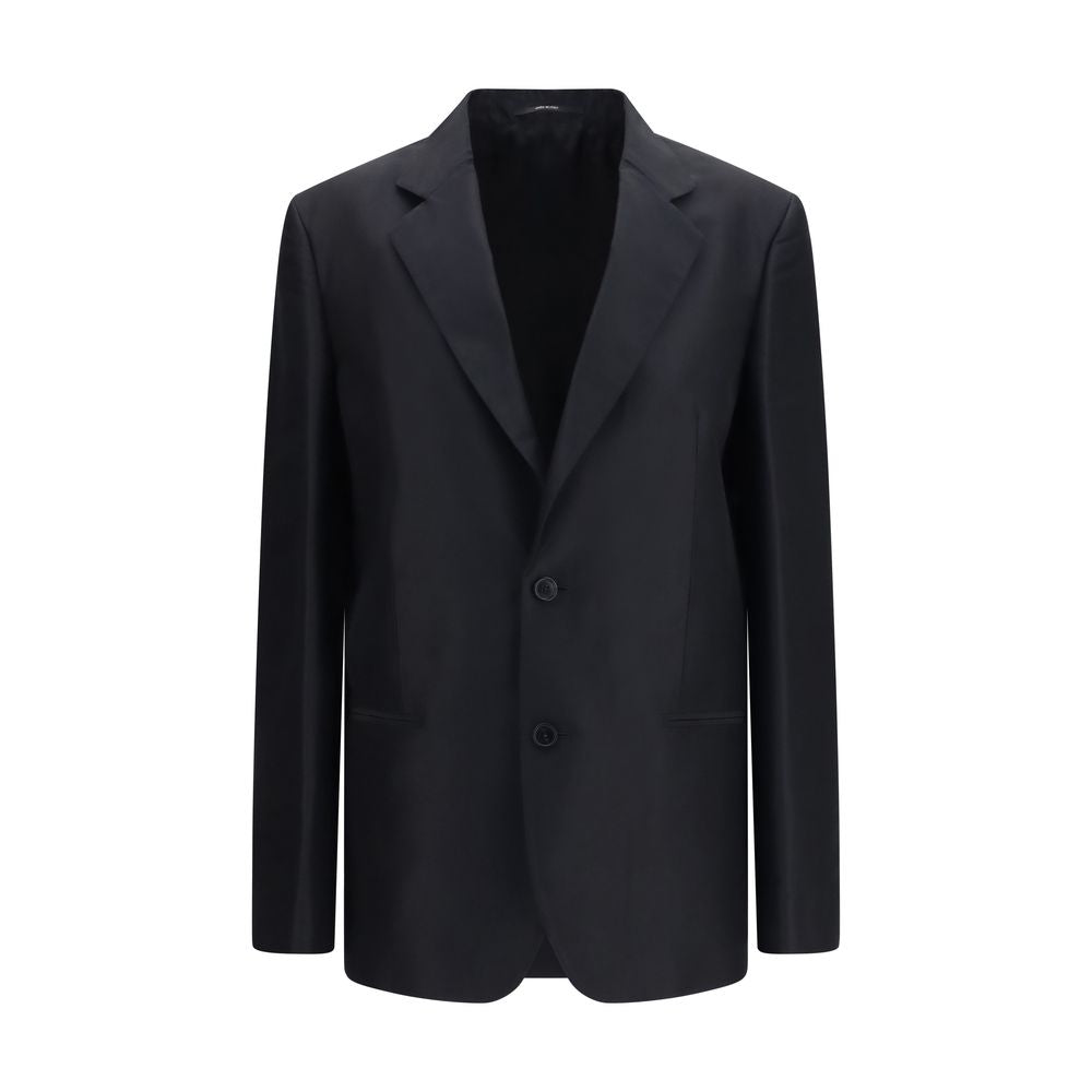 Gucci Schwarze Seidenjacke-1